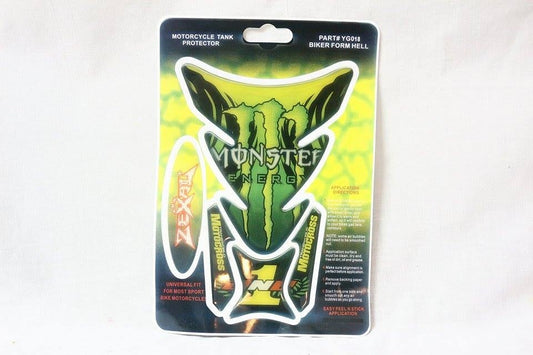 Bike Tank Protector Monster Green