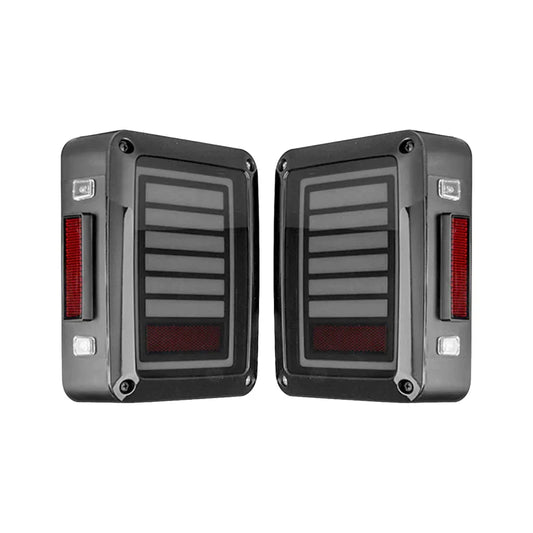 Universal Jeep Back Light Wrangler JK JKU Model Smoked Lens Led Stop Tail Lamp