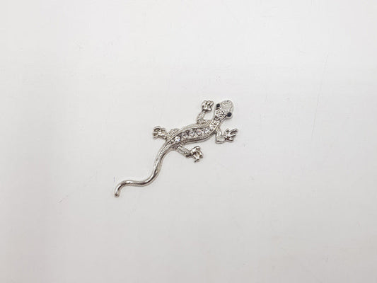 Lizard Silver Metal Logo