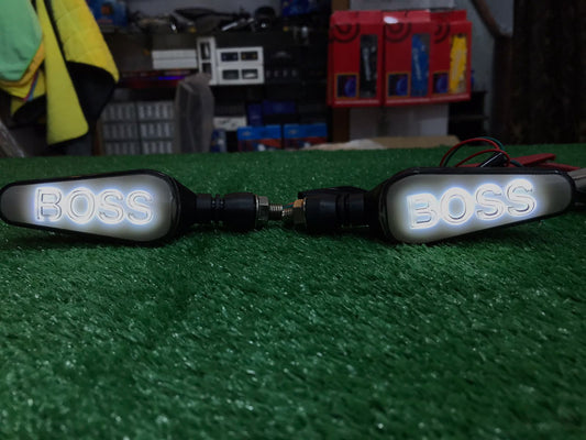 Boss Indicator Audi Running Style With DRL White - Yellow 4 Pcs Set