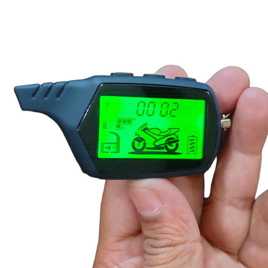 Motorcycle CK 2-Way Bike Alarm Lock Security System With LED Display