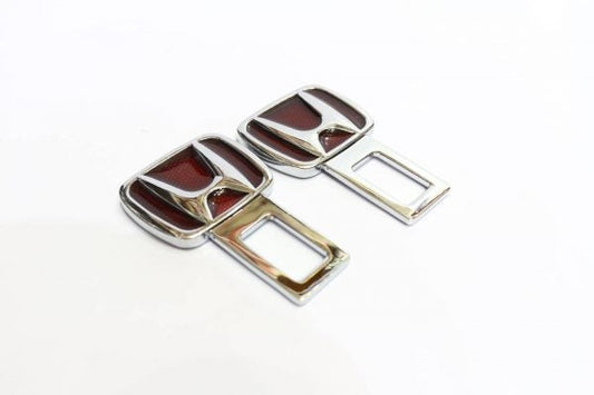 Custom Seat Belt Waring Canceler Clips Honda Chrome Style