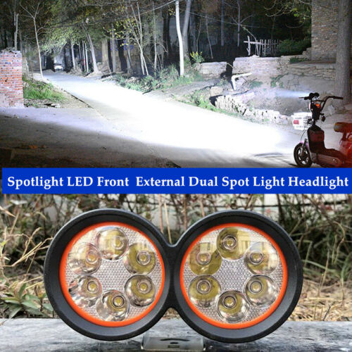 Motorcycle Bike Spotlight LED Spot Light Headlight Driving Waterproof Fog Lamp