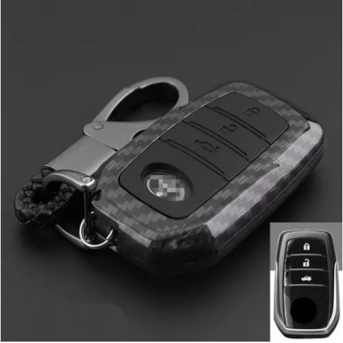 TOYOTA - Carbon Fiber Protection Key Cover Case - Model 2017 - 2021