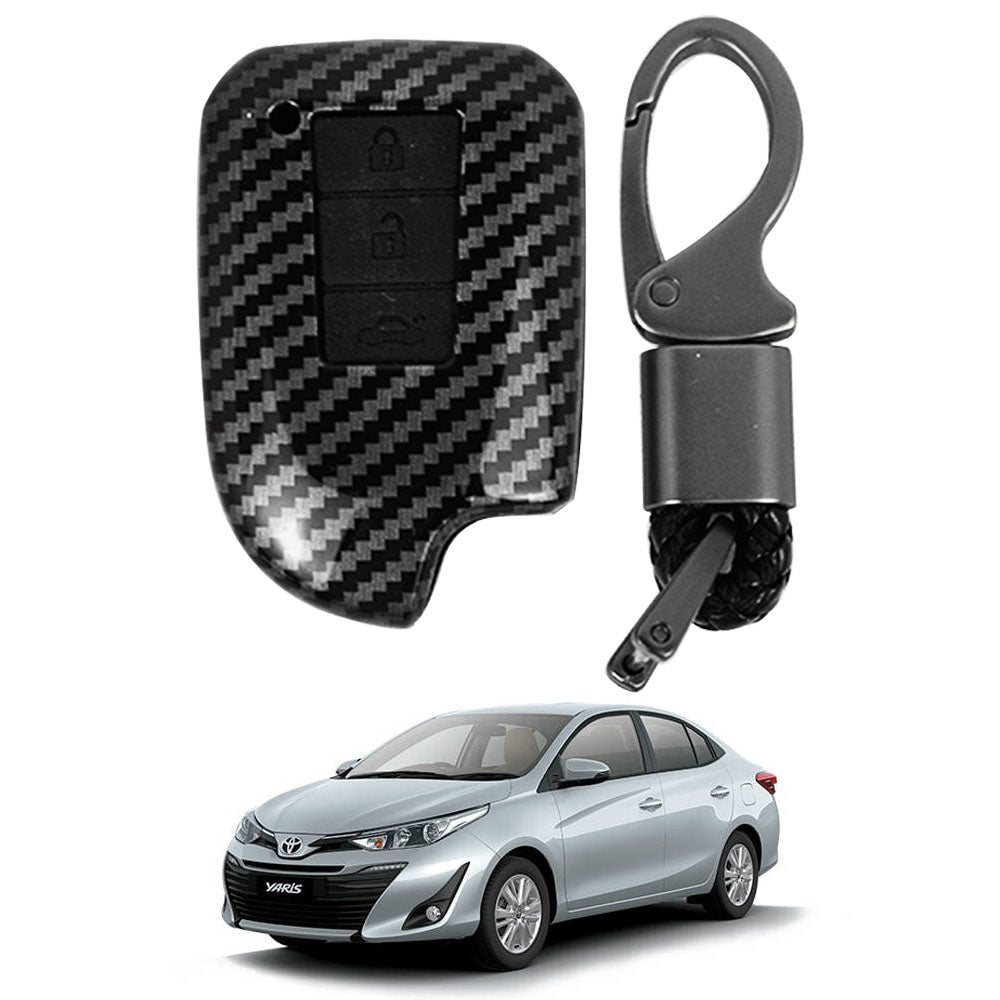 Toyota Yaris - Carbon Fiber Protection Key Cover Case